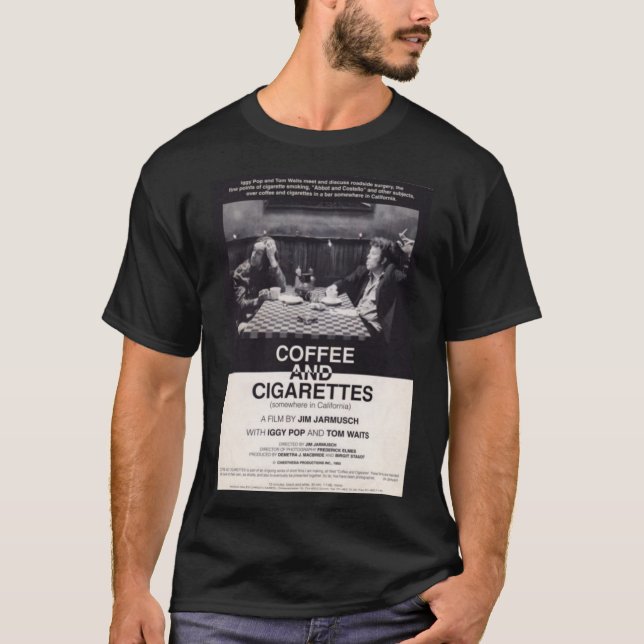 Kaffe och cigaretter av Jim Jarmusch Tapet Es T Shirt (Framsida)