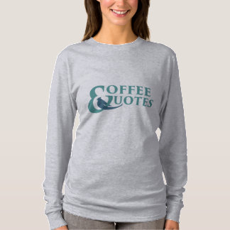Kaffe och citationstecken t shirt