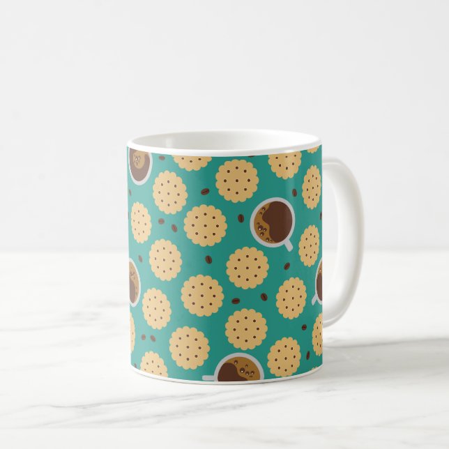 Kaffe och cookies kaffemugg (Framsida höger)