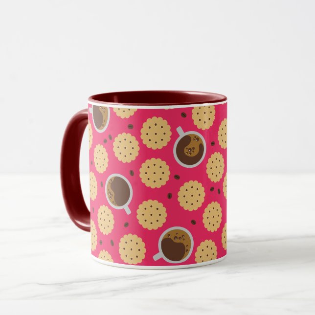 Kaffe och cookies mugg (Framsida vänster)