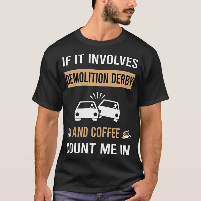 Kaffe- och demoleringskål t shirt (Framsida)