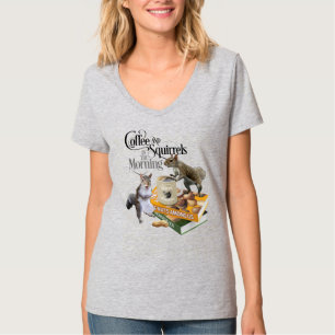Kaffe- och ekorrreler - Finny ekorre Älskare T Shirt