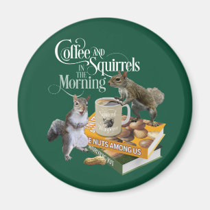 Kaffe- och ekorrreler - Lungekorre Älskare Magnet