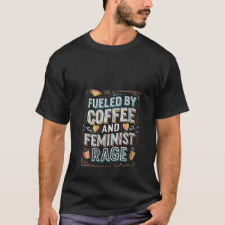 Kaffe- och feministiskt löneområde V T Shirt