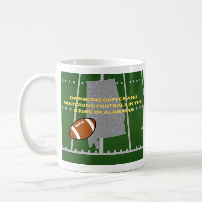 Kaffe och fotboll i Alabama  Kaffemugg (Vänster)