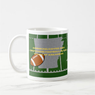 Kaffe och fotboll i Arkansas Kaffemugg