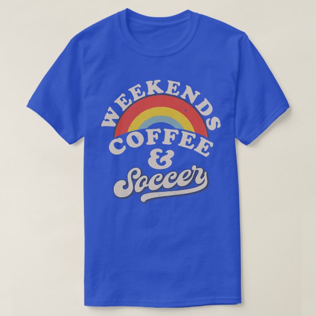 Kaffe och fotboll i Helg och fotboll i Mamma T Shirt (Design framsida)