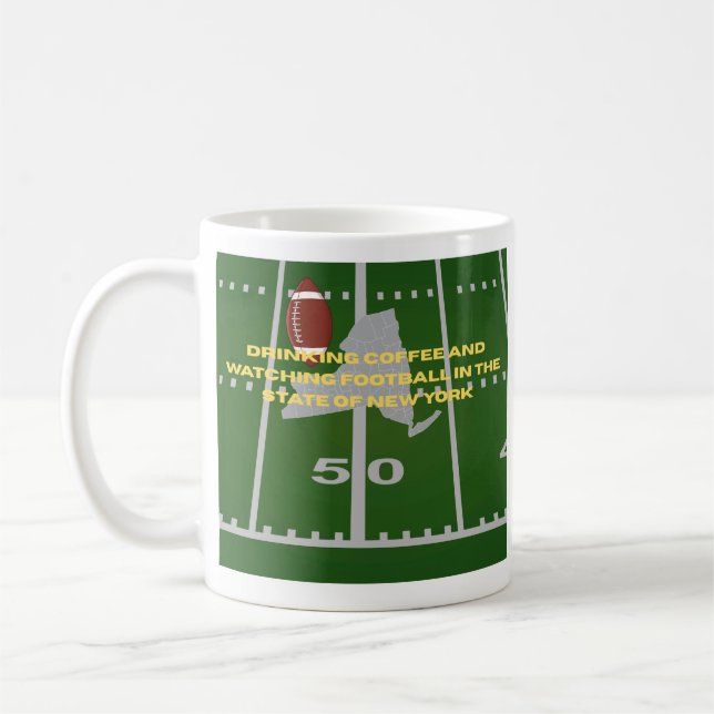 Kaffe och fotboll i New York  Kaffemugg (Vänster)