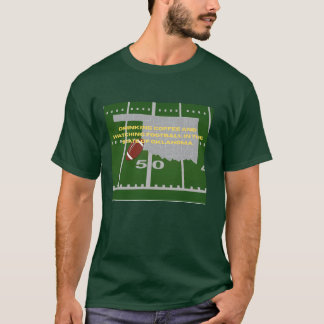 Kaffe och fotboll i Oklahoma T-shirt 