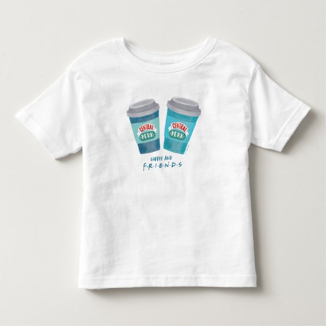 Kaffe och FRIENDS™ T Shirt (Framsida)
