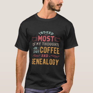 Kaffe och genalogi - genanaloger - Familj T Shirt