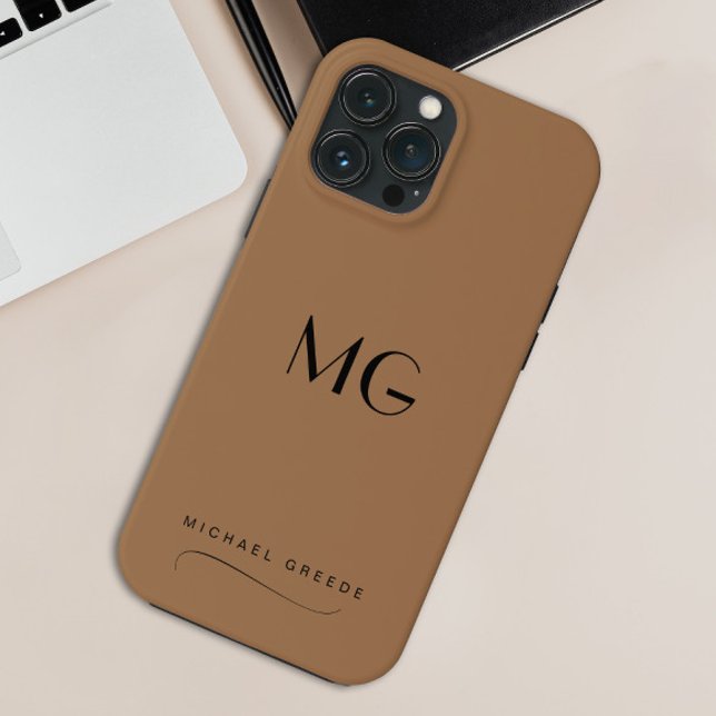 Kaffe och grädde, monogrammed minimalistisk med Na (Skapare uppladdad)