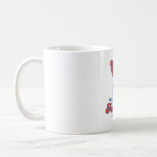 Kaffe och grodor Hundillustration Kaffemugg (Vänster)