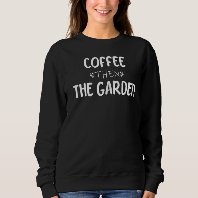 Kaffe och Grönt Tumb Garden T Shirt (Framsida)