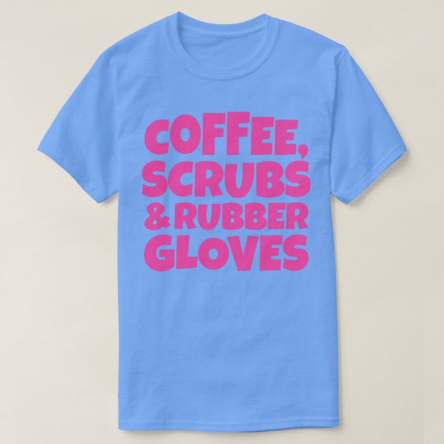 Kaffe- och gummihandskar 4 t shirt (Design framsida)