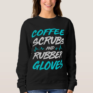 Kaffe- och gummihandskar för medicinskt bruk t shirt