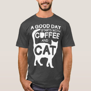 Kaffe och havre, bästa Kat Pappa Fars dag Espresso T Shirt