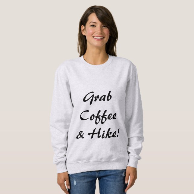 Kaffe och hike t shirt (Hel framsida)