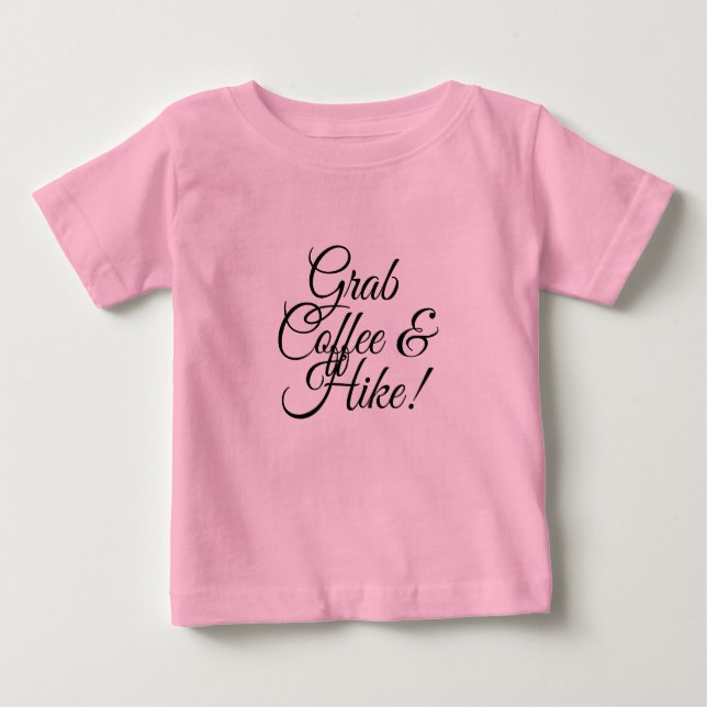 Kaffe och hike t shirt (Framsida)