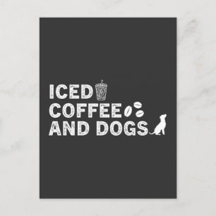 Kaffe och Hundar Vykort