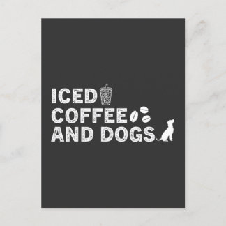Kaffe och Hundar Vykort