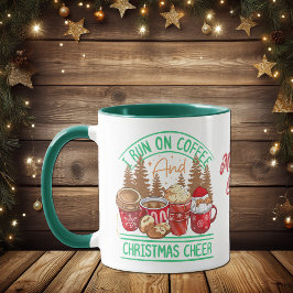 Kaffe och julCheer Retro Stil Helgdag Mugg
