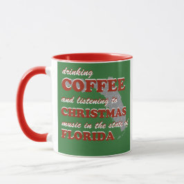 Kaffe och julmusik i Florida Mugg