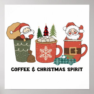 Kaffe och julsprit poster
