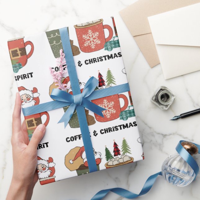 Kaffe och julsprit presentpapper (Gifting)
