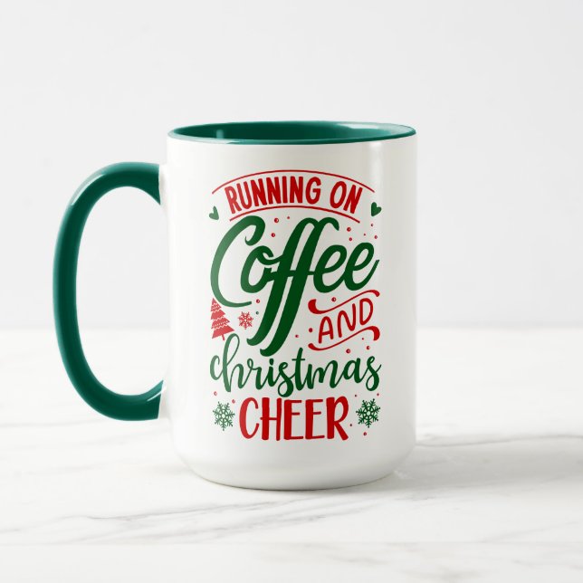 Kaffe och julstämning mugg (Vänster)