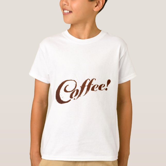 Kaffe- och kaffekaffe - Kids T-Shirt (Framsida)