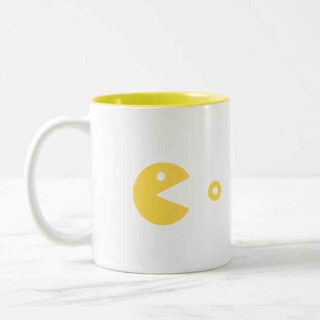 Kaffe och kakor Två-Tonad mugg (Vänster)