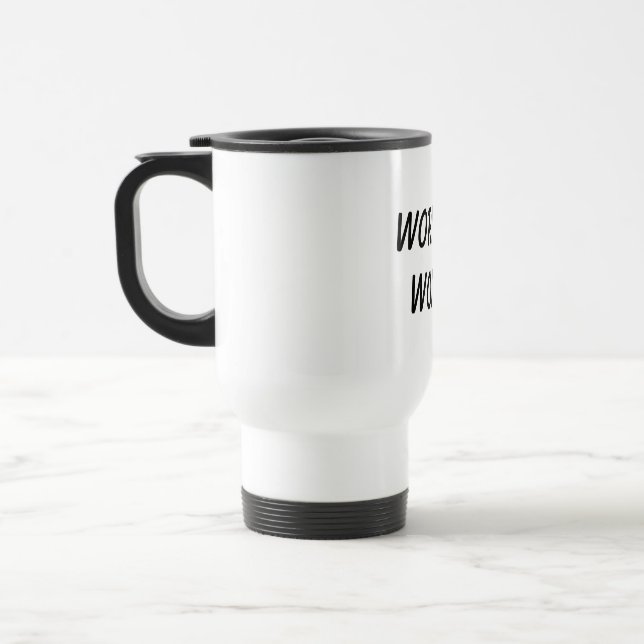 Kaffe- och kaos-resekopp resemugg (Vänster)