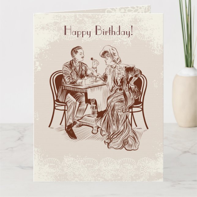 kaffe och kärlek kort (Framsida)