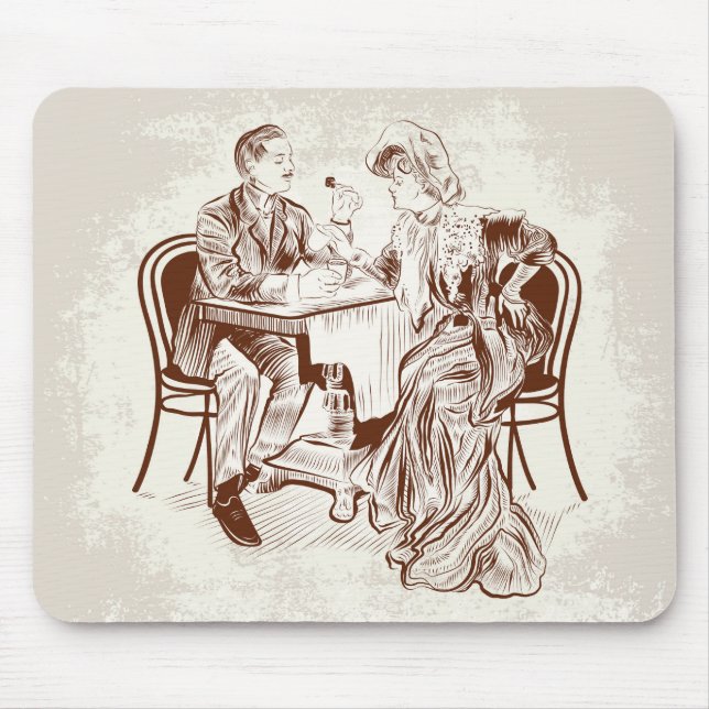 kaffe och kärlek musmatta (Framsidan)