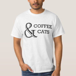 Kaffe och katt tee shirt