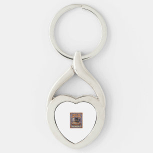 Kaffe Och Katter Katt Teblad Kaffe Spådom Läsning Twisted Heart Silverfärgad Nyckelring