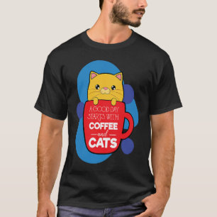 Kaffe och katter Mocha espresso cappuccino brytfa T Shirt