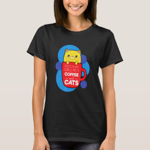 Kaffe och katter Mocha espresso cappuccino lusern T Shirt