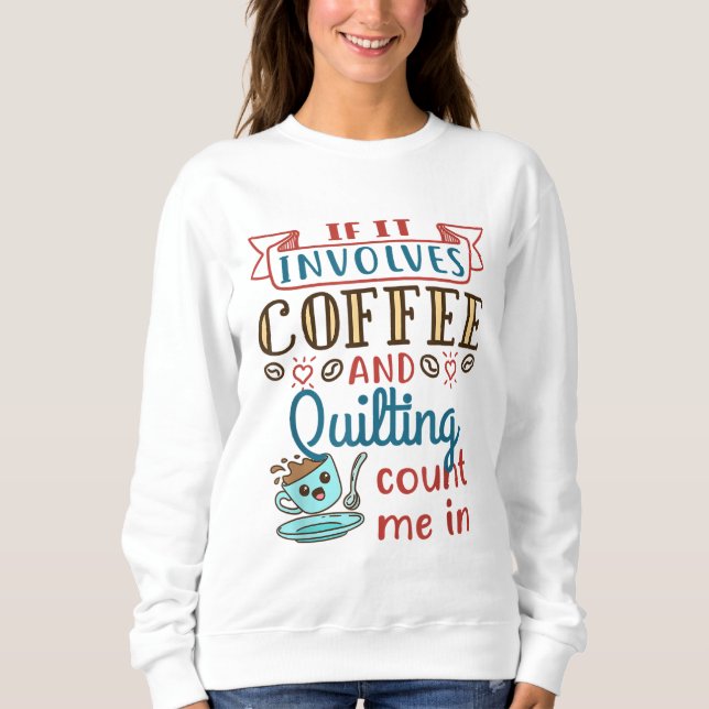 Kaffe- och kavitterhobbyhobby Cr T Shirt (Framsida)