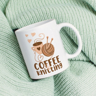 Kaffe och Knitting Mugg