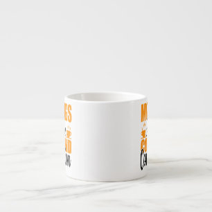 Kaffe och kontemplation ska märkas espressomugg