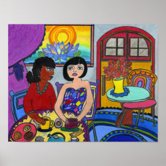 Kaffe och konversation poster