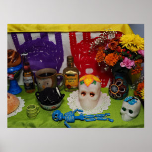 Kaffe och kookies Ofrenda Poster