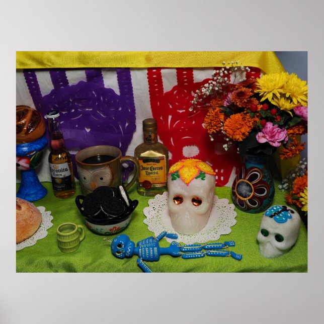 Kaffe och kookies Ofrenda Poster (Framsidan)