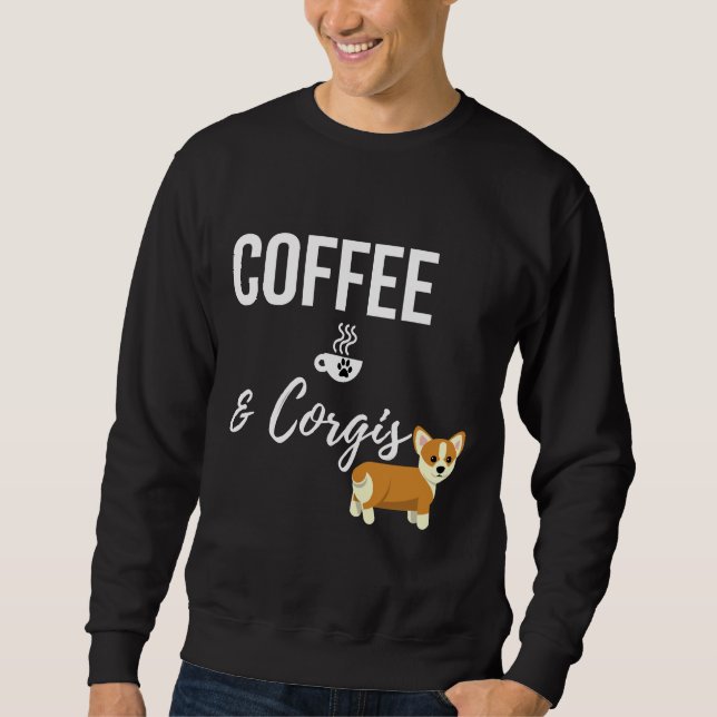 Kaffe och korgi lång ärmad tröja (Framsida)