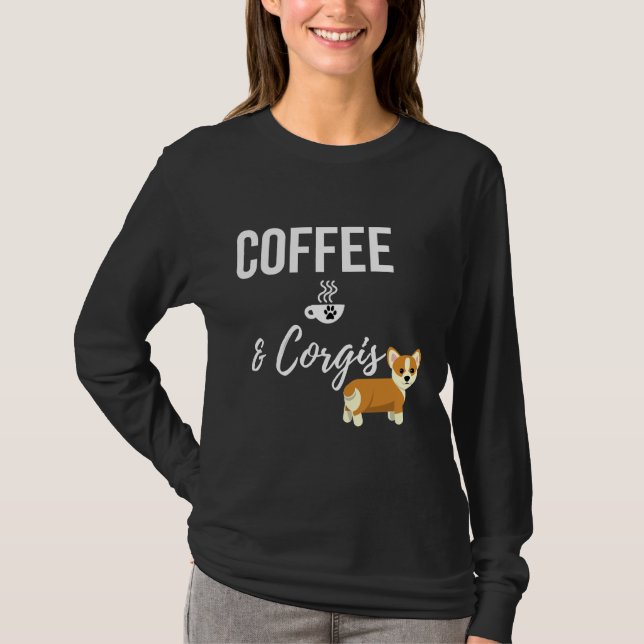 Kaffe och korgi t shirt (Framsida)