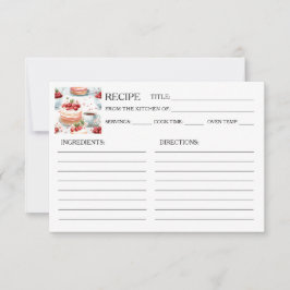 Kaffe- och körsbärskakort