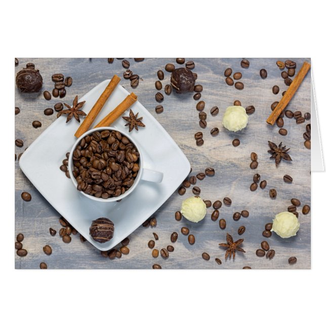Kaffe och kryddor OBS kort (Framsidan Horizontal)