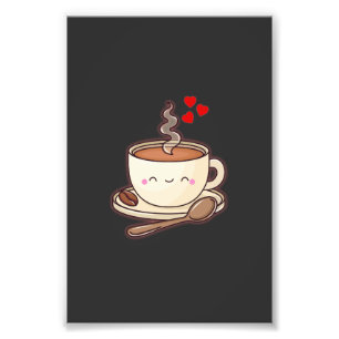 Kaffe och kyla fototryck
